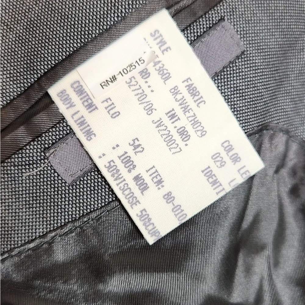 John Varvatos Slim Fit Wool Blazer Size 50L